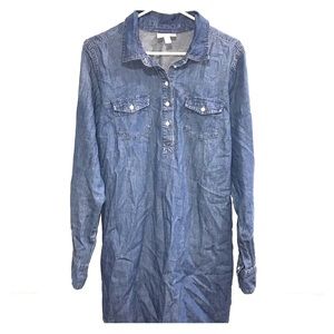 Liz Lange Maternity - Large Denim Tunic
